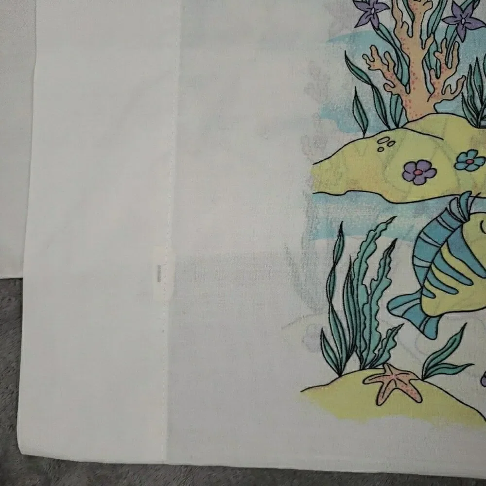2 Vintage Disney Little Mermaid Standard Pillow Case 20